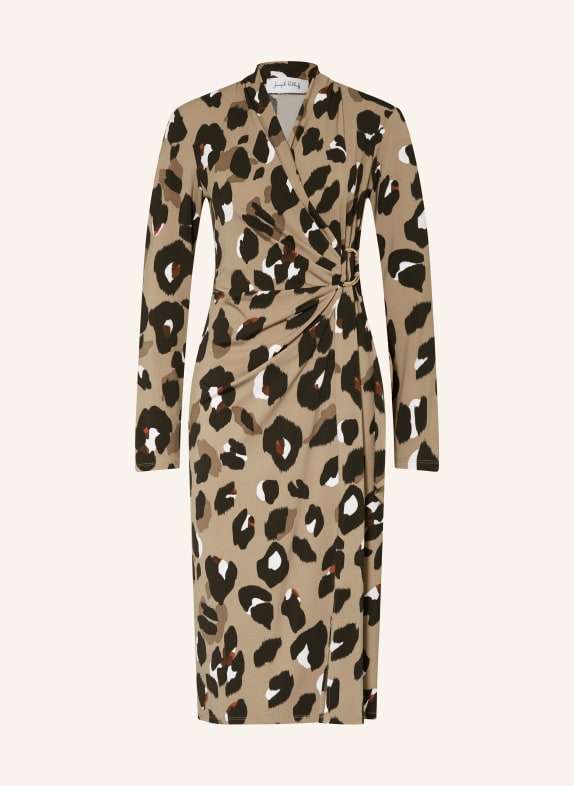 Joseph Ribkoff Kleid in Wickeloptik SCHWARZ/ BRAUN