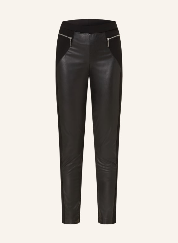 Joseph Ribkoff Leggings in leather look BLACK