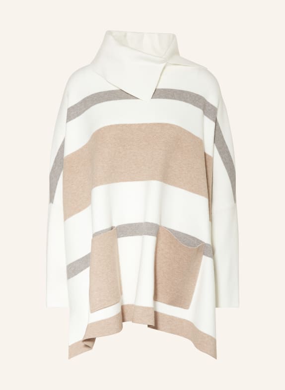 Joseph Ribkoff Poncho ECRU/ HELLGRAU/ BEIGE