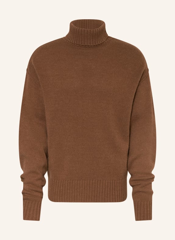 DRYKORN Rollkragenpullover JELDRIK BRAUN