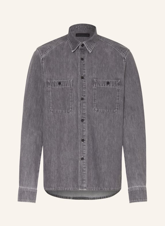 DRYKORN Denim shirt NOWEN comfort fit GRAY