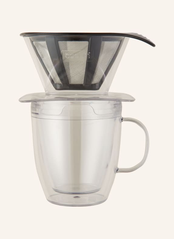 bodum Set: Coffee maker and mug WHITE/ SILVER/ BLACK