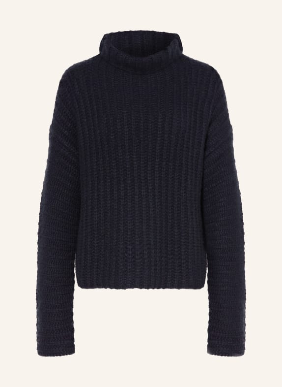 SMINFINITY Turtleneck sweater in cashmere DARK BLUE