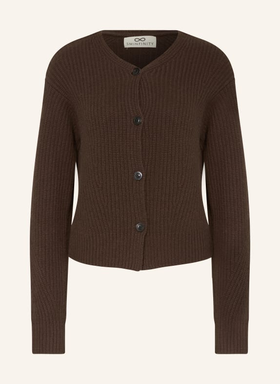 SMINFINITY Cardigan DARK BROWN