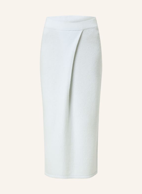 SMINFINITY Cashmere-Rock in Wickeloptik HELLBLAU