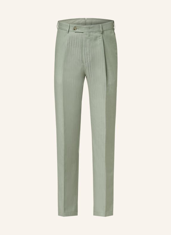 windsor. Suit trousers FRERO regular fit 330 Lt/Pastel Green 330