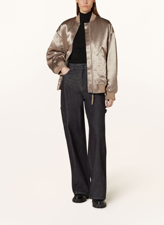 Max Mara LEISURE Satinblouson IMELDE KHAKI