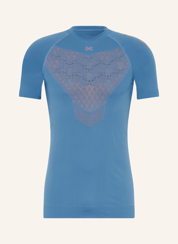 X-BIONIC Running shirt TWYCE LIGHT BLUE/ ORANGE