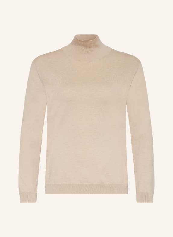 WEEKEND Max Mara Rollkragenpullover KIKU mit Seide CREME