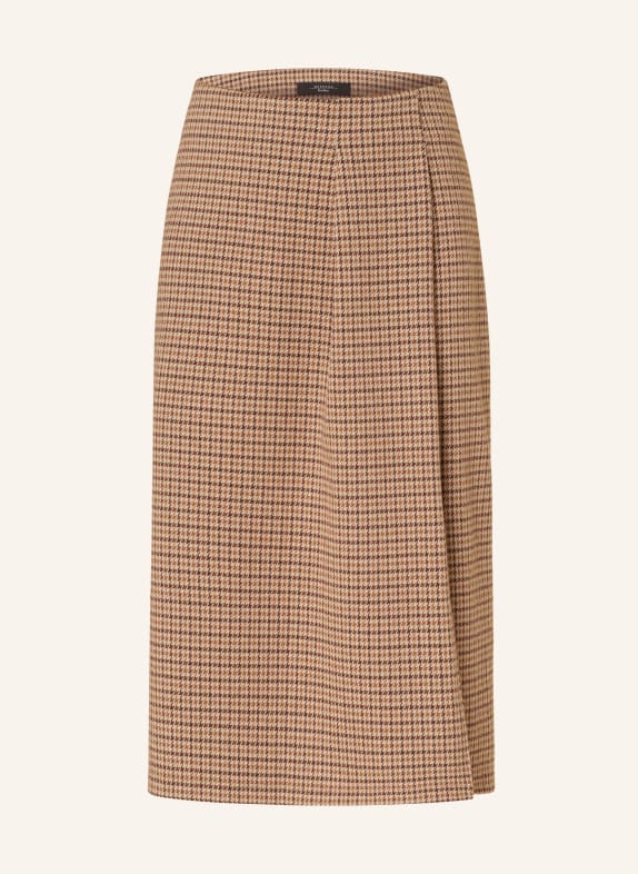 WEEKEND Max Mara Skirt DEBORAH CAMEL/ DARK BROWN