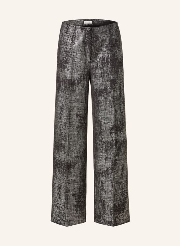 SEM PER LEI Marlenehose SCHWARZ/ SILBER