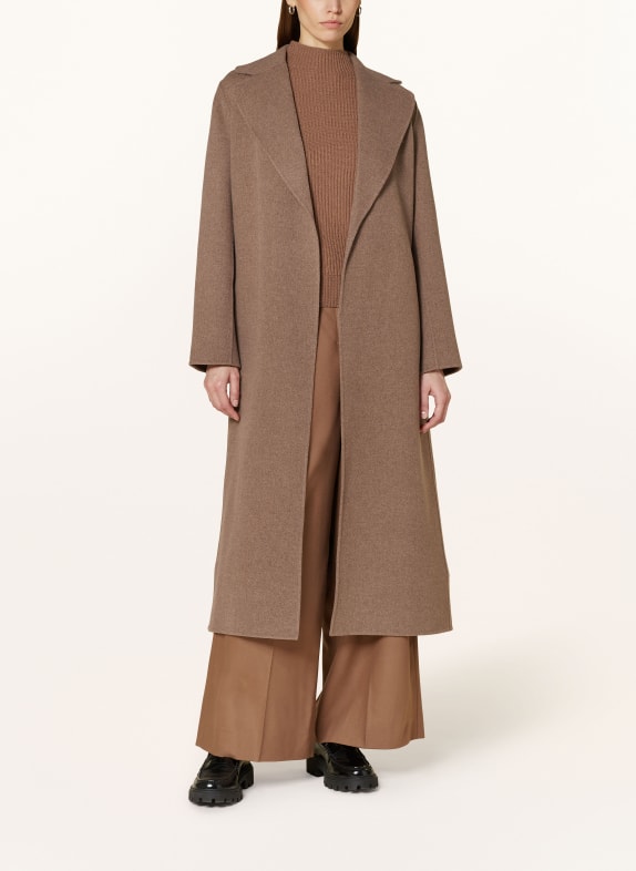 S Max Mara Wollmantel POLDO HELLBRAUN