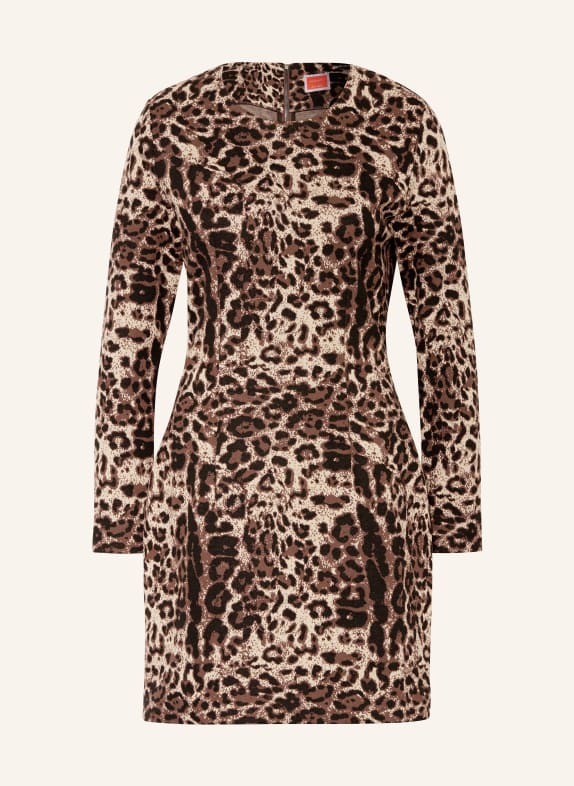 ANNA's Kleid HELLBRAUN/ BRAUN/ SCHWARZ