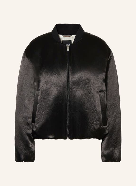 BOSS Satinblouson PAGORI SCHWARZ