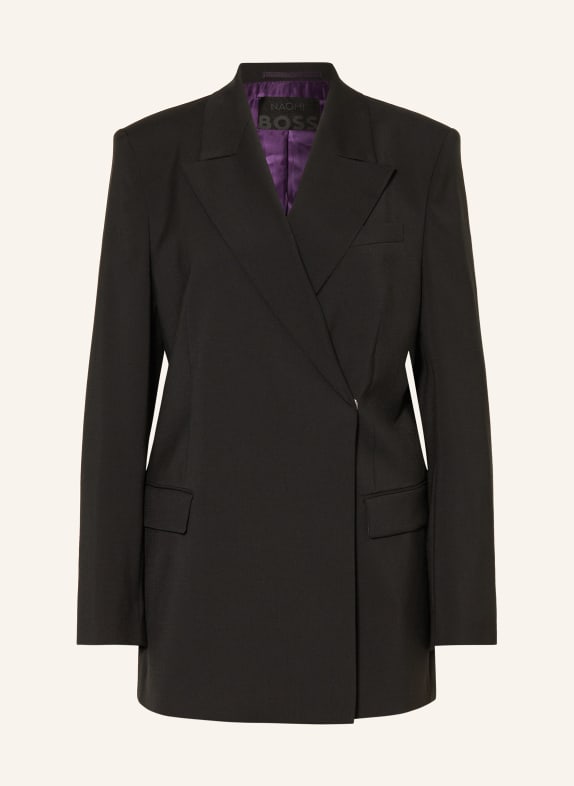 BOSS Long blazer JAUNTS BLACK