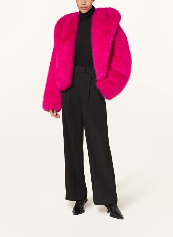BOSS Kunstfell-Jacke CABARETTE PINK