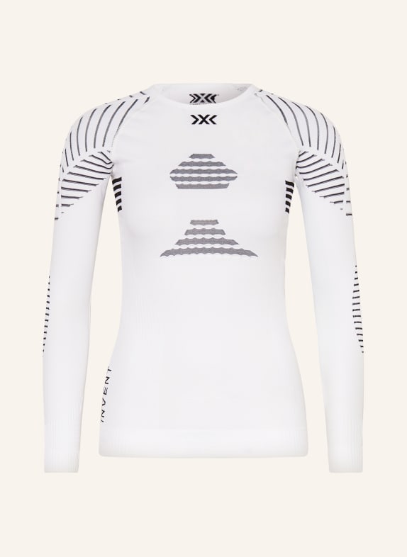 X-BIONIC Functional underwear shirt X-BIONIC® INVENT 4.0 WHITE/ BLACK