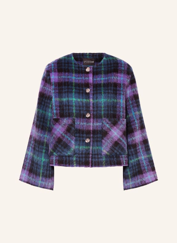 STUDIO AR Your bag is empty DARK BLUE/ PURPLE/ LIGHT GREEN