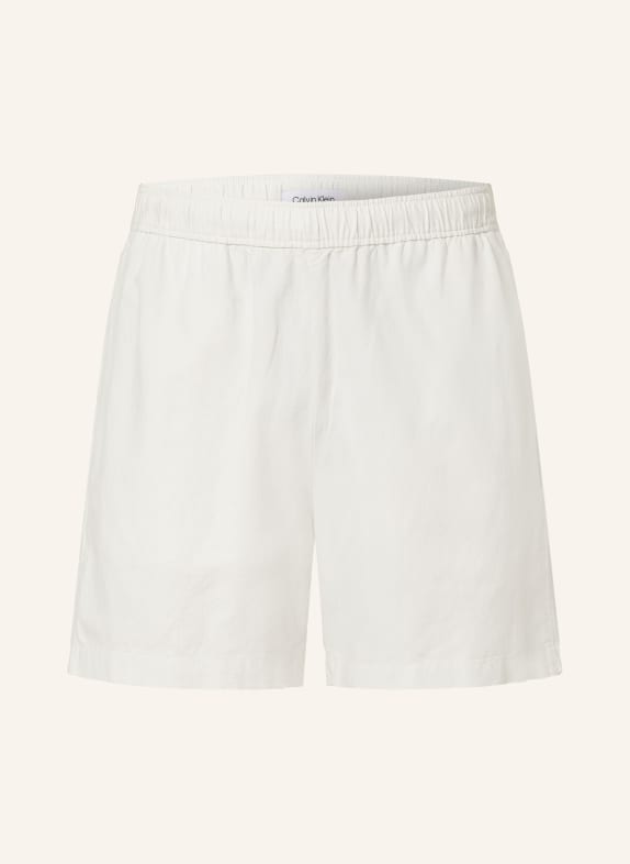 Calvin Klein Linen shorts CREAM