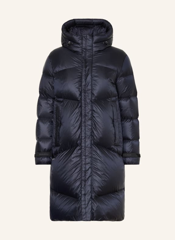 WOOLRICH Płaszcz puchowy PERTEX GRANATOWY