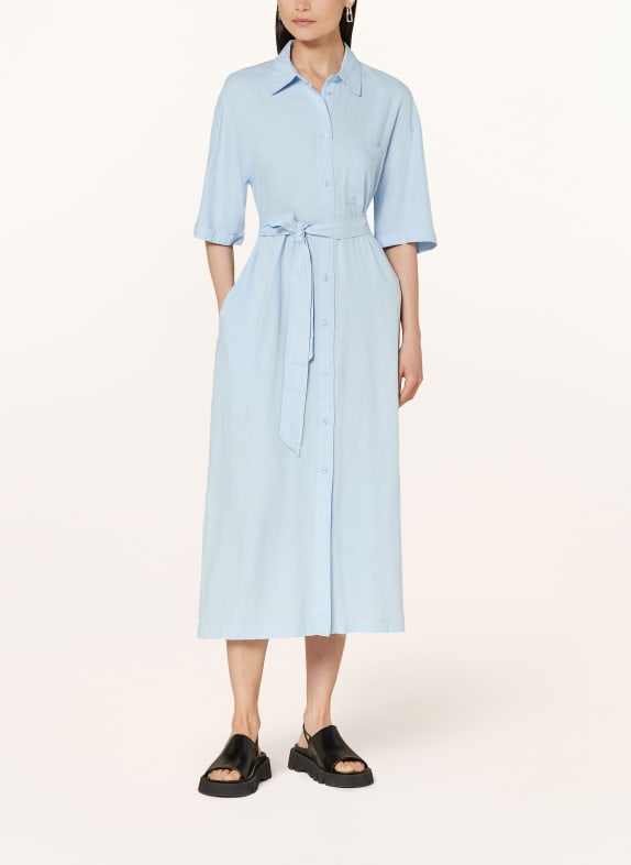 InWear Shirt dress ELLIEIW with linen LIGHT BLUE