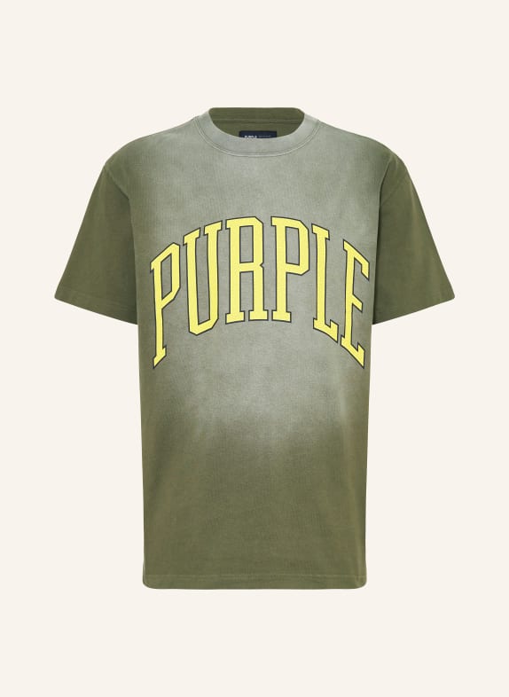 PURPLE BRAND T-shirt OLIVE/ YELLOW