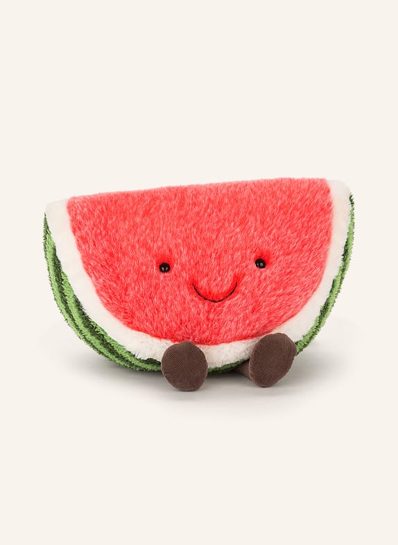 Jellycat Wassermelone-Kuscheltier AMUSABLE WATERMELON ROT/ GRÜN/ WEISS