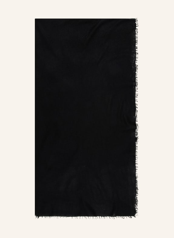 PURSCHOEN Cashmere scarf BLACK