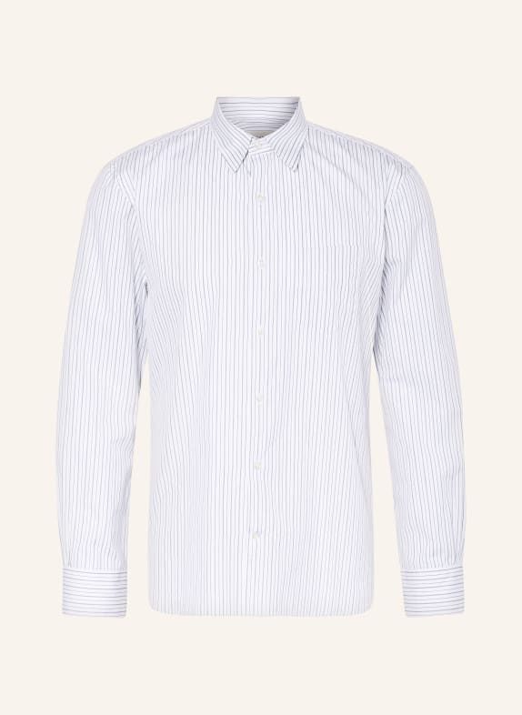 Officine Générale Hemd BENOIT Regular Fit WEISS/ BLAU
