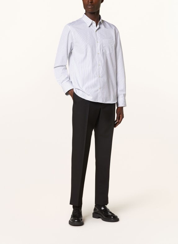 Officine Générale Overhemd BENOIT Regular Fit WIT / BLAUW
