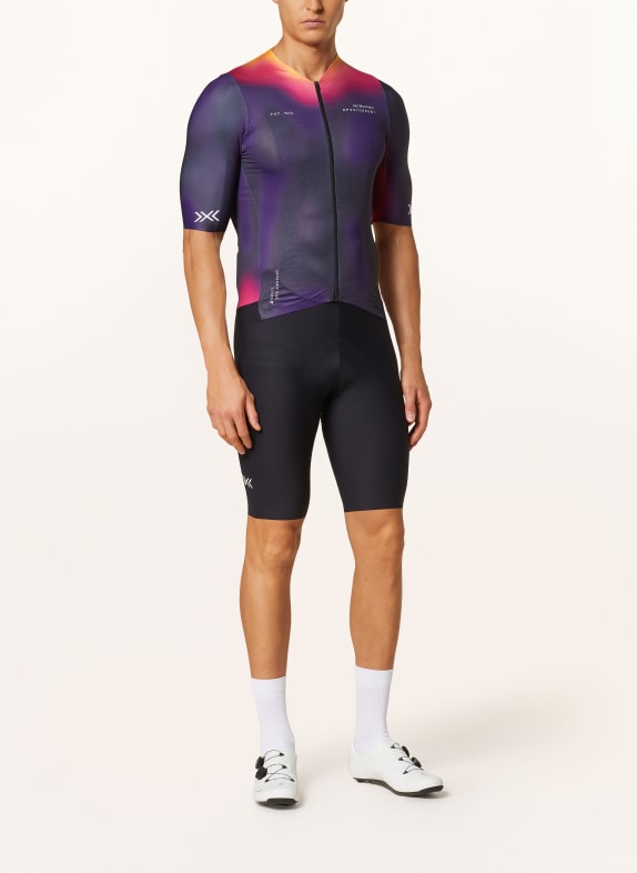 X-BIONIC Cyklingtröja COREFUSION AERO LILA / ROSA / SVART