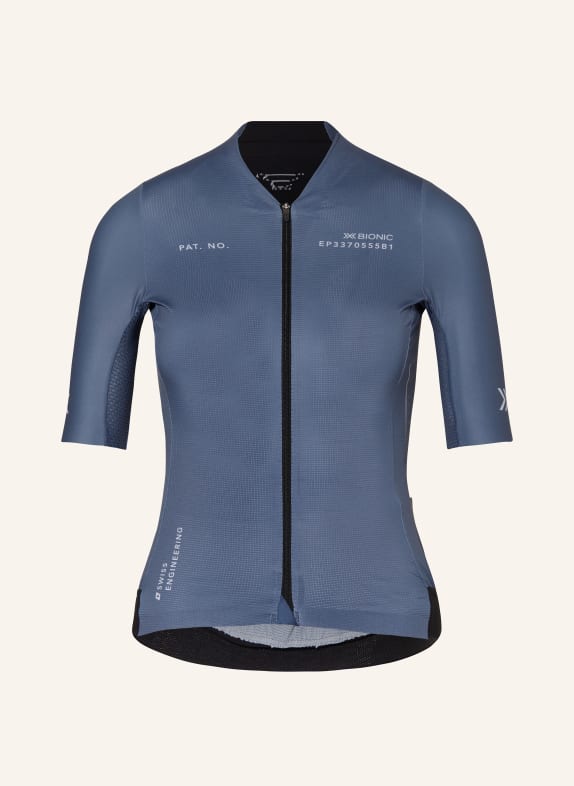 X-BIONIC Cycling jacket COREFUSION AERO JERSEY BLUE GRAY