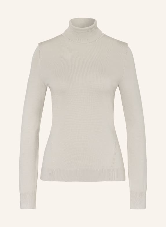 comma Rollkragenpullover HELLBRAUN