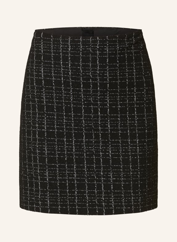 comma Bouclé skirt BLACK/ GRAY