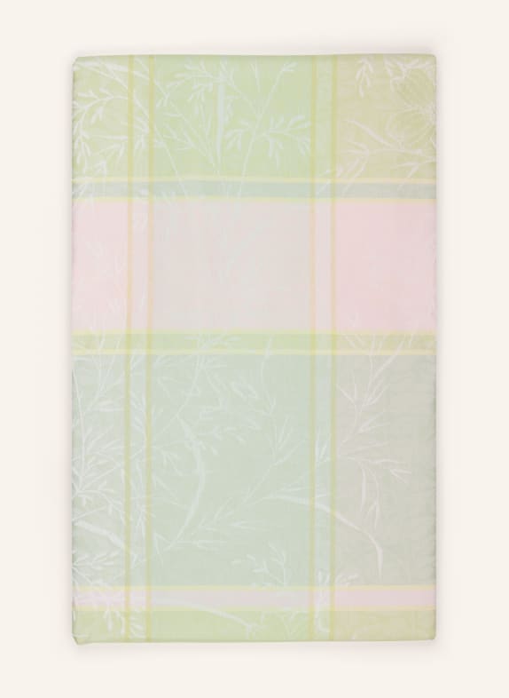 GARNIER-THIEBAUT Table cloth MILLE PRINTEMPS LIGHT GREEN/ LIGHT PINK/ YELLOW