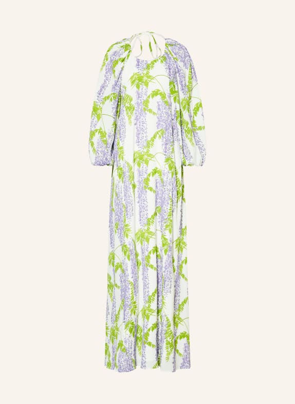 BERNADETTE Dress FRAN WHITE/ PURPLE/ LIGHT GREEN
