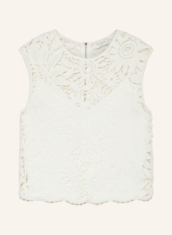 TED BAKER Blouse top KATRNN in lace IVORY IVORY
