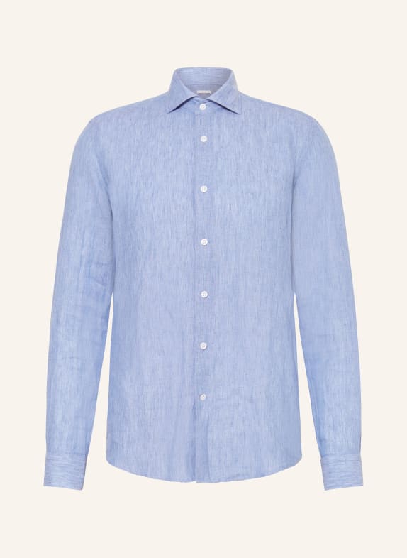REISS Linen shirt RUBAN Regular Fit LIGHT BLUE