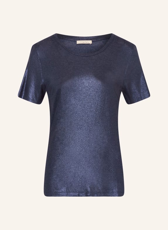 lilienfels T-shirt with glitter thread DARK BLUE
