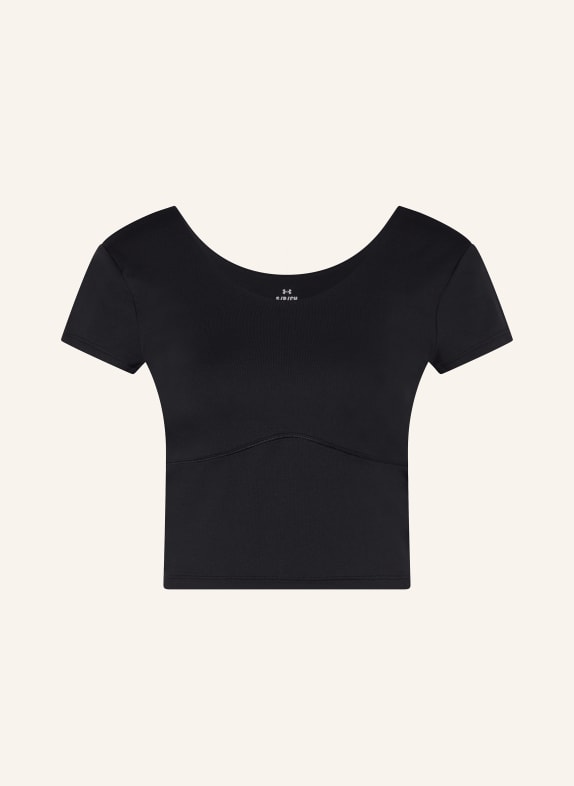 UNDER ARMOUR Cropped shirt MERIDIAN BLACK