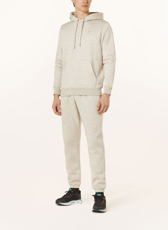 UNDER ARMOUR Fleece hoodie UA ESSENTIAL TAUPE