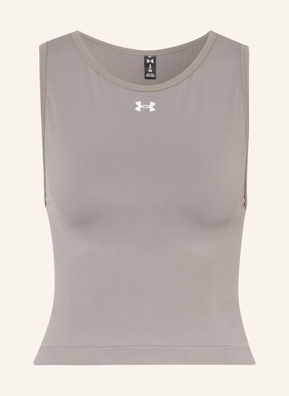 UNDER ARMOUR Tank top TRAIN SEAMLESS TAUPE