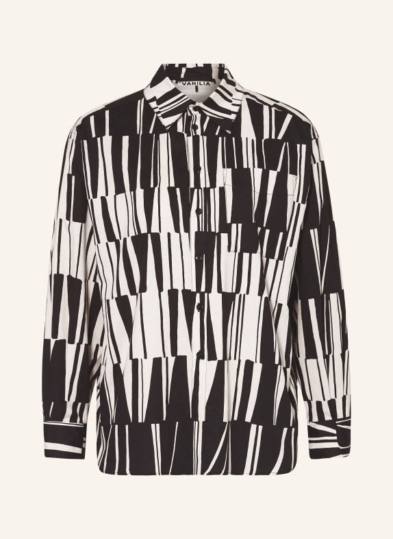 VANILIA Shirt blouse BLACK/ CREAM