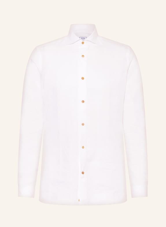 RIPA RIPA Linen shirt regular fit WHITE
