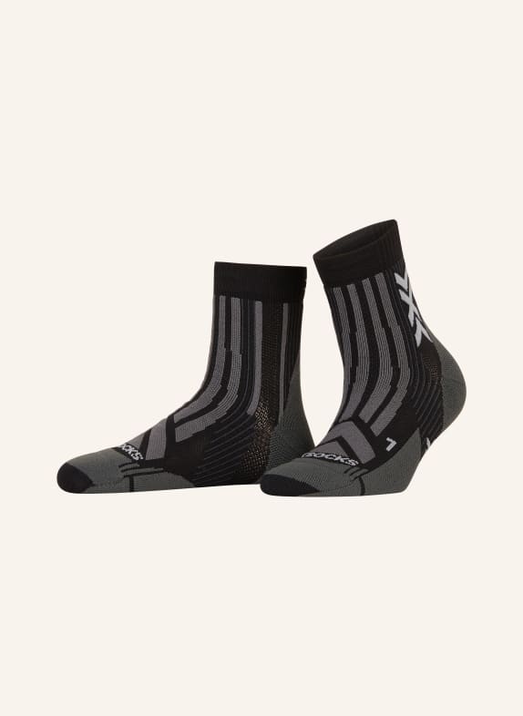 X-SOCKS Trekové ponožky TREKKING PERFORM ANKLE B036 BLACK/CHARCOAL