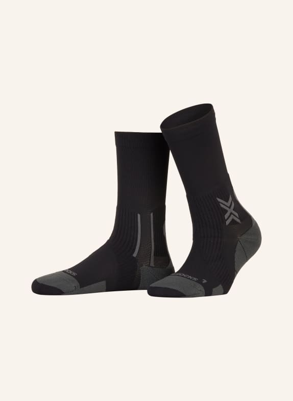 X-SOCKS Běžecké ponožky RUN PERFORM CREW B036 BLACK/CHARCOAL