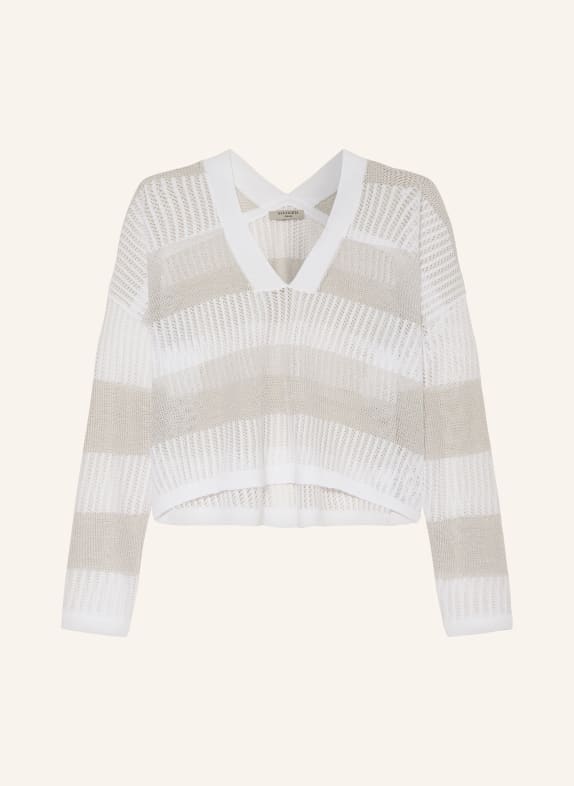 ALLSAINTS Sweater MISHA with glitter thread WHITE