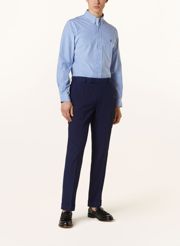 POLO RALPH LAUREN Overhemd Custom Fit BLAUW / WIT