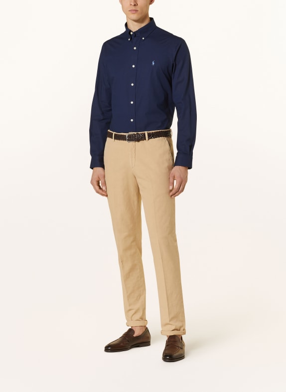 POLO RALPH LAUREN Overhemd Slim Fit DONKERBLAUW