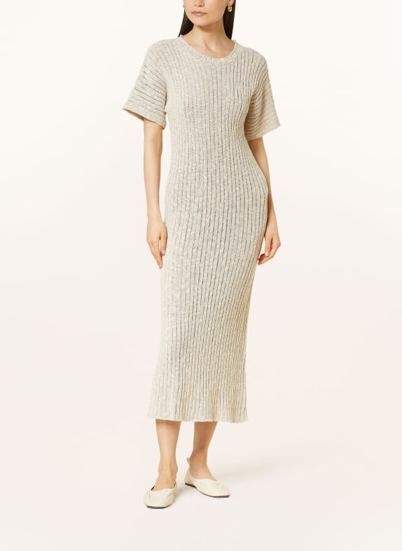 by Aylin Koenig Knit dress JULIETTE with linen PORRIDGE PORRIDGE